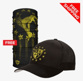 13 Stars Snap Back Hat Free Tread Lightly Face Shield - Baseball Cap, HD Png Download, Transparent PNG
