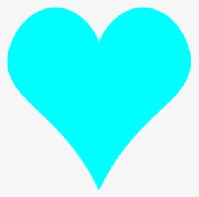 Teal Heart Clip Art Clipart - Light Blue Heart Clipart, HD Png Download, Transparent PNG