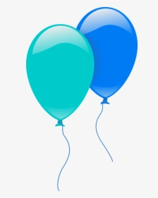 Party Balloon Clipart, Explore Pictures - Blue And Green Balloon, HD Png Download, Transparent PNG