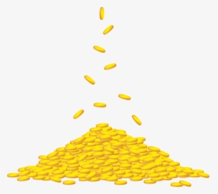 Gold Coins Falling Png - Pile Of Gold Png, Transparent Png, Transparent PNG