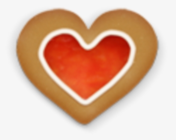 Christmas Heart Cookie Png, Transparent Png, Transparent PNG