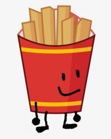 Fries And Burger Drawing Drink Curly Chibi Free Books - Battle For Dream Island Fries, HD Png Download, Transparent PNG