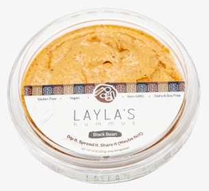 Black Bean Hummus Laylas Food Company - Label, HD Png Download, Transparent PNG