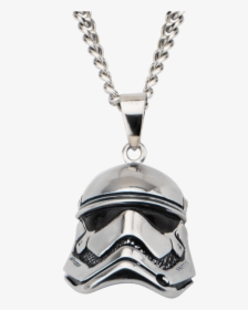 First Order Stormtrooper 3d Helmet Necklace - Star Wars Jewelry Kylo Ren, HD Png Download, Transparent PNG
