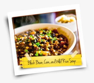 Black Bean, Corn, And Wild Rice Soup - Dish, HD Png Download, Transparent PNG