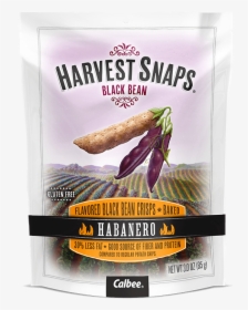 Harvest Snaps Habanero Black Bean Crisps - Harvest Snaps Black Bean, HD Png Download, Transparent PNG