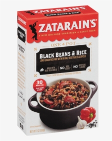 Black Beans & Rice Dinner Mix - Zatarain's Dirty Rice, HD Png Download, Transparent PNG