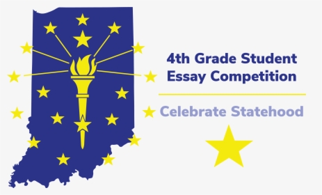 Indiana State Shaped Flag, HD Png Download, Transparent PNG