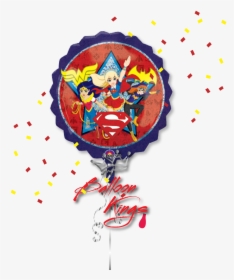 Super Girl Wonder Woman Bat Girl - Dc Super Hero Girls Balloon, HD Png Download, Transparent PNG