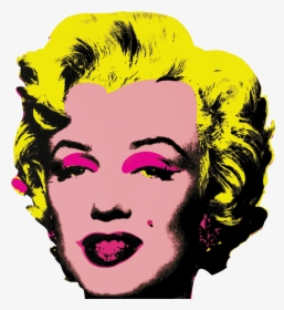 Marilyn Monroe Pop Art Png - Andy Warhol Marilyn Monroe Pink, Transparent Png, Transparent PNG