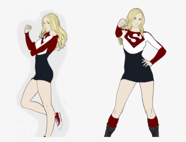 Transparent Super Girl Png - Cartoon, Png Download, Transparent PNG