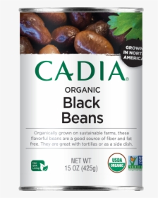 Cadia Organic Low Fat Refried Vegetarian Black Beans, HD Png Download, Transparent PNG