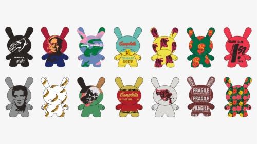 Andy Warhol Dunny Series Two - Dunny Warhol, HD Png Download, Transparent PNG