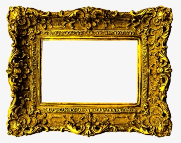 Beautiful Gold Victorian Fram - Victorian Gold Picture Frame, HD Png Download, Transparent PNG