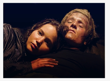 Katniss And Peeta (josh Hutcherson) In The Hunger Games - Hunger Games Peeta And Katniss In The Cave, HD Png Download, Transparent PNG