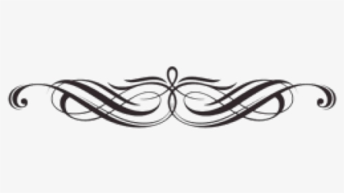 Decorative Lines Png - Decorative Line With White Background, Transparent Png, Transparent PNG