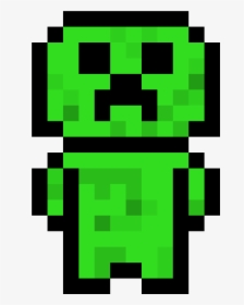 Creeper Pixel Art - 8 Bit Character Sprite, HD Png Download, Transparent PNG