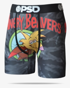 Psd Underwear Men S Angry Beavers Boxer Brief Black, HD Png Download, Transparent PNG