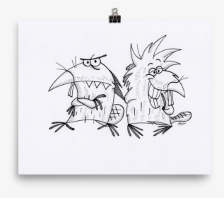 Angry Beavers Art Print, HD Png Download, Transparent PNG