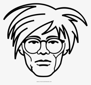Andy Warhol Coloring Page - Andy Warhol Coloring Sheet, HD Png Download, Transparent PNG