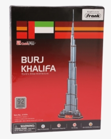 Unisex Burj Khalifa 3d Puzzle Set - Burj Khalifa Cubicfun, HD Png Download, Transparent PNG