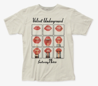 Andy Warhol S Velvet Underground Featuring Nico T-shirt - Andy Warhol Underground Velvet, HD Png Download, Transparent PNG