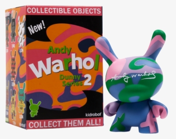 Andy Warhol - Kidrobot Andy Warhol Dunny Series 2 Blind Box Vinyl, HD Png Download, Transparent PNG