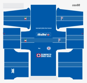 Cruz Azul Lib Cabanaxbox Konami Ps4 Pesuniverse - Kit Inter De Milan Dream League Soccer, HD Png Download, Transparent PNG