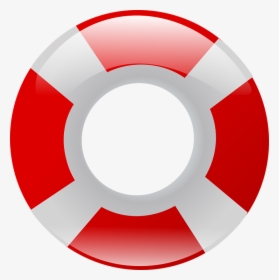 Lifesaver, Life Ring, Life Preserver, Flotation Device - Red And White Swimming Float, HD Png Download, Transparent PNG
