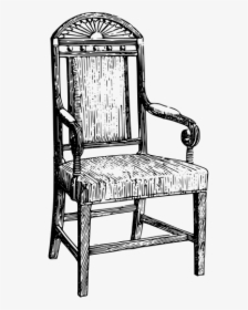 Old-fashioned Chair - Old Chair Vector Png, Transparent Png, Transparent PNG