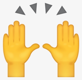 High Five Emoji Icon - High Five Emoji Yellow, HD Png Download, Transparent PNG