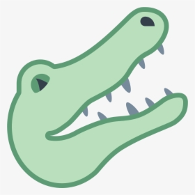 Alligator Transparent Png - Crocodile Head Drawing Easy, Png Download, Transparent PNG
