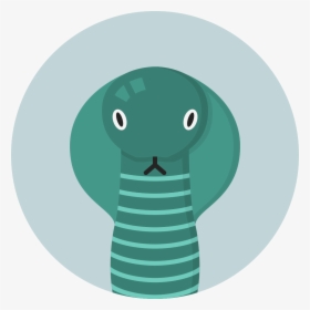 Transparent Snake Eye Png - Snake Flat Icon Png, Png Download, Transparent PNG