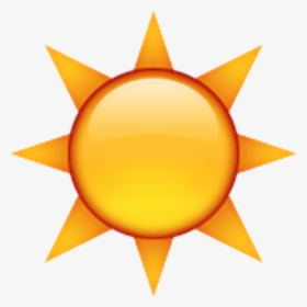 Sunshine Clipart Emoji - Transparent Background Sun Clipart, HD Png Download, Transparent PNG