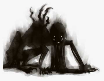 Criature Shadows Monster Extrange Dark Stock Illustration 2280441995