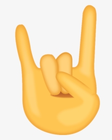 Sign Of The Horns Emoji Png, Transparent Png, Transparent PNG