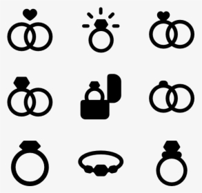 Wedding Elements Png - Wedding Ring Icon Vector, Transparent Png, Transparent PNG