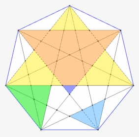 Working Out The Similarities Of These Triangles You - Proportions Of A Heptagon, HD Png Download, Transparent PNG