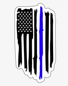 American Flag Police Badge - Police Flag Clip Art, HD Png Download, Transparent PNG
