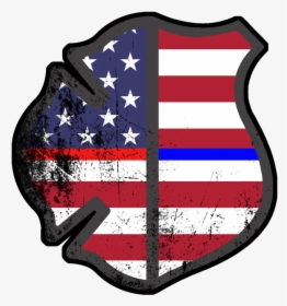 Transparent Maltese Cross Png - Police And Fire Thin Line, Png Download, Transparent PNG
