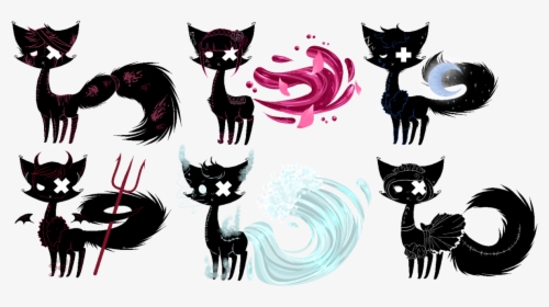 Transparent Cat Shadow Clipart - Shadow Cat Drawing, HD Png Download, Transparent PNG