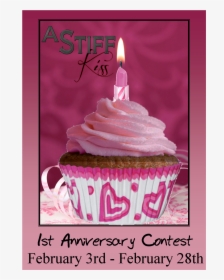 Pink Birthday Cupcakes, HD Png Download, Transparent PNG