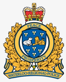 Transparent Police Flag Png - Waterloo Regional Police Service Logo, Png Download, Transparent PNG