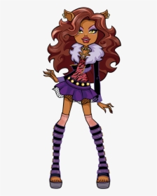 Clawdeen Wolf - Clawdeen Wolf Monster High Characters, HD Png Download, Transparent PNG