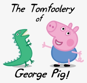 Peppa Pig Fanon Wiki - George Pig With Dinosaur, HD Png Download, Transparent PNG