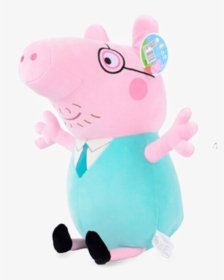 Peppa Pig Peppa Pig George Dinosaur Stuffed Animal - Peppa Pig Knuffel Papa, HD Png Download, Transparent PNG