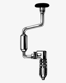 Drawing Of Hand Drill, HD Png Download, Transparent PNG