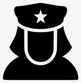 Police Woman - Police Woman Icon Free, HD Png Download, Transparent PNG