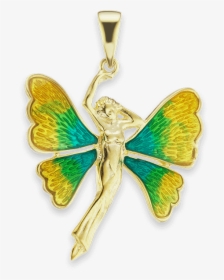 Woman With Butterfly Wings Charm - Locket, HD Png Download, Transparent PNG