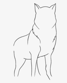 Drawing Guide Wolf - Line Art, HD Png Download, Transparent PNG